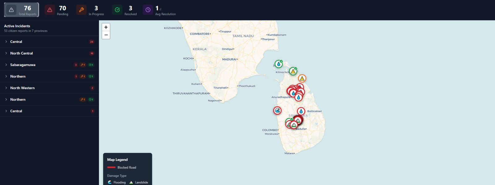 road-lk.org Goes Live | Real-Time Road Updates
